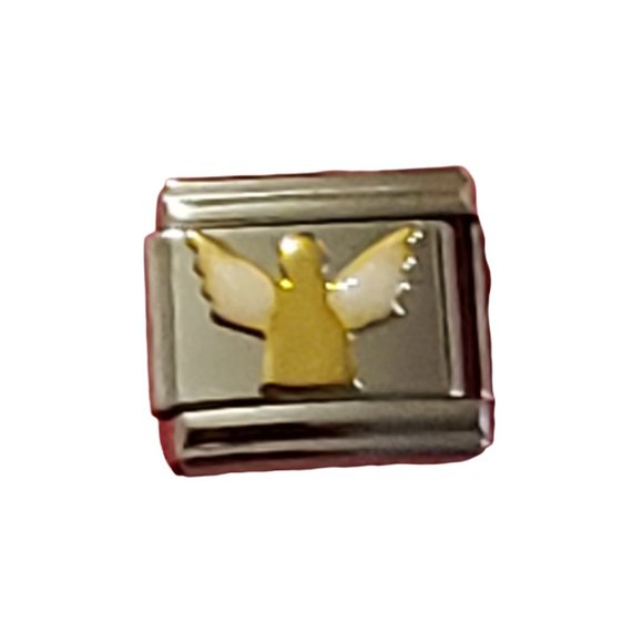 Angel 9mm Italian Charm Bracelet link, Unisex - Picture 1 of 1